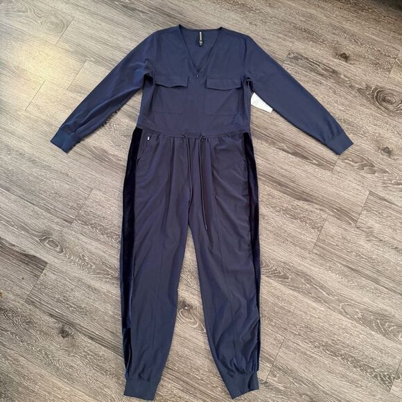 Athleta Zuma Jumpsuit in Navy New - Picture 1 of 8